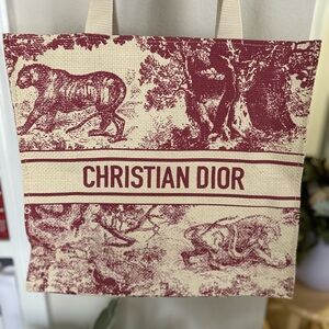 Dioriviera Red and Cream Tote Bag - NWOT